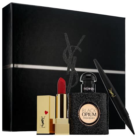 buy yves saint laurent black opium set|black opium 50ml gift set.